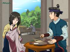 윤씨 일가의 오붓한 한 때...