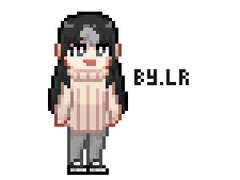 라린레러 고정 틀 도트 커미션