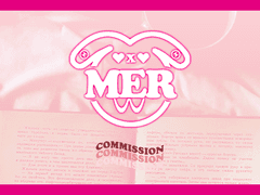 메르님 로고,커미션 메인카드 작업물