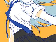 바람에 휘날리는