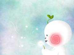 민들레 홀씨 불기