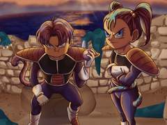 사이어인 트랭크스&부라