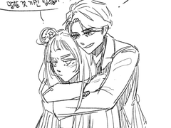 마츠니노코 빌런쌍둥이 낙서