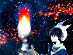 태공망-등불 날리기