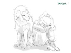 신경쓰이는 주인님.