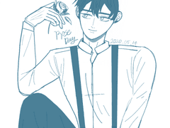 로즈데이 멜빵 금선