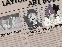 레이튼 남매 일러스트북