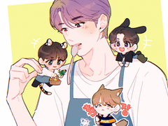 한참많이늦은 달방그림