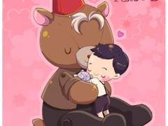 브루스 중심 DC그림