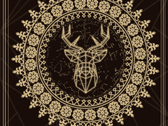 광기카드 - 골드 사슴