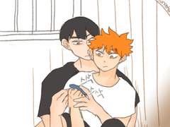 [카게히나] 체육관에서 손톱 정리해줄 것 같다