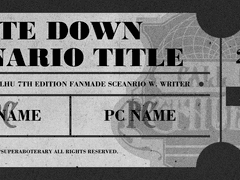 빈티지 풍 티켓 템플릿 배포