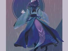 [음양사/팬아트] 아라카와 꼬리는 납작할까?