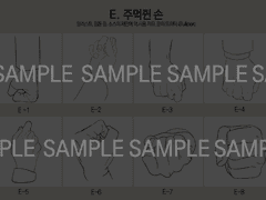 [유료소재] 손 소재 E 8종