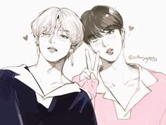 커플룩 +하이틴합작그림