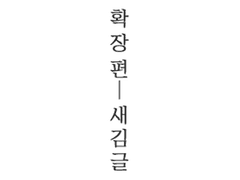 확장편―새김글 | 정문. 표상