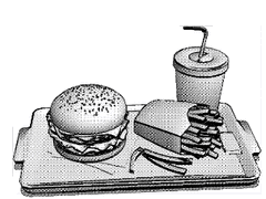 스케치업/클립스튜디오 햄버거 세트 배포