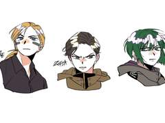 레식 여캐낙서들