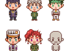 [JJBA] 죠죠 도트!