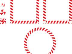 The pattern that appears in the brush