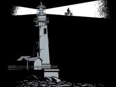 외딴 섬의 등대지기