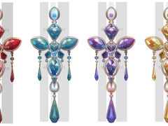 색상별 귀걸이01