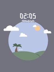 월 별 배경화면