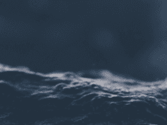 바다 위, 어느 날