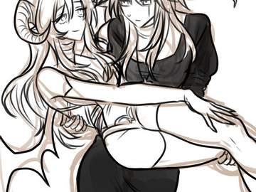 마왕과 전직용사 백합