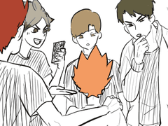 [백조택히나] 왁스 발라주는 텐도 선배