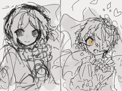 낙서들이랑 애니메이션 짧은 거 낙서