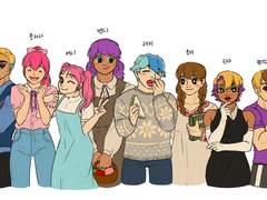 동물의 숲 주민 의인화