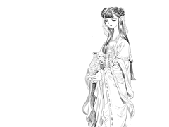 호수를 나온 연꽃