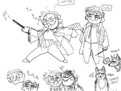 혼자 썰풀기 해리포터 au