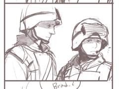 [제너레이션 킬/브랫네잇] 네이트 중위를 훔쳐보는 브랫