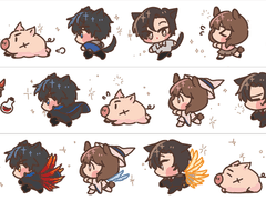 회사설 마스킹 테이프/아크릴 키링 선입금 통판 (8.26 수정)