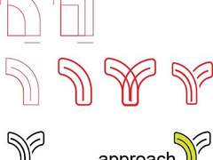 The Scissors tool splits a path ...