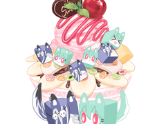 허니큐브 팥빙수 고정틀 커미션