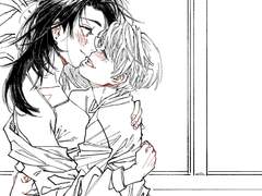 소나기가 내리는 그날에 만나 설정 러프들