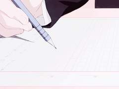 종이와 펜으로 사랑을 속삭이고