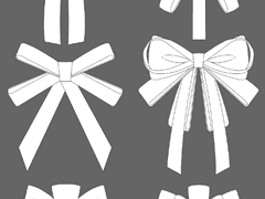 리본 브러시&이미지 소스ver.2-유료소스