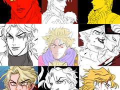 빵디오빵스케빵타로 얼굴모음