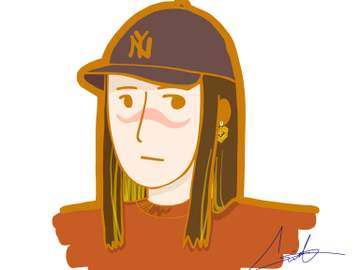 사랑하는 작가님 (디지털드로잉, 541 * 541 mm)