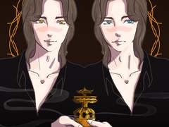 쌍둥이 (디지털드로잉, 1970 * 2500 mm)