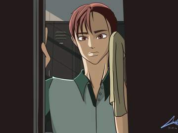 '테니스부실' (디지털드로잉, 420 * 297 mm)