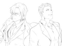 [슈내] 미카엘샘&루시퍼딘 선화