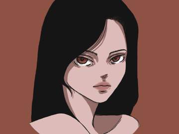 'HI' (디지털드로잉, 180 * 180 mm)