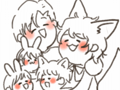 [카메시몽]두 토끼와 한 여우 이야기