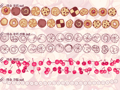 클립 스튜디오 데코용 쿠키 브러쉬 (유료)