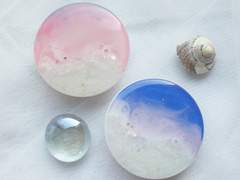 [커스텀 작품] 핑크, 퍼플 백사장그립톡